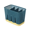In stock, we offer a variety of multi-color desktop storage boxes made of PET material with compartments. There are multiple specifications and styles of desktop 筷笼 storage boxes Application Scenario